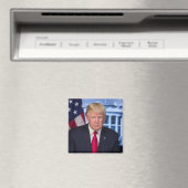 PRESIDENT DONALD TRUMP MAGNEET (Insitu (Vaatwasser))