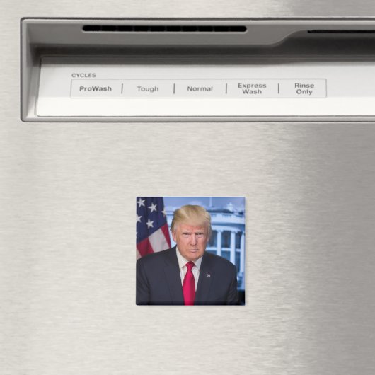 PRESIDENT DONALD TRUMP MAGNEET (Insitu (Vaatwasser))