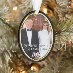 President Donald Trump & Melania 2023 Ornament