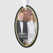 President Donald Trump & Melania 2023 Ornament (voorkant)