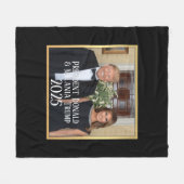 President Donald Trump & Melania Elegant 2020 Fleece Deken (Voorkant (Horizontaal))