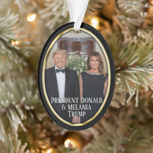 President Donald Trump & Melania Kerst Ornament