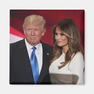 PRESIDENT DONALD TRUMP & MELANIA- MAGNEET