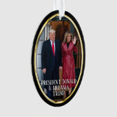 President Donald Trump & Melania Ornament (voorkant)