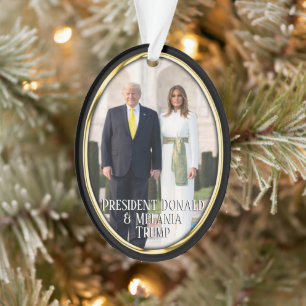 President Donald Trump & Melania Ornament