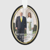 President Donald Trump & Melania Ornament (voorkant)