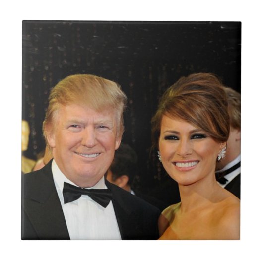 PRESIDENT DONALD TRUMP & MELANIA TEGELTJE (Voorkant)