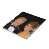 PRESIDENT DONALD TRUMP & MELANIA TEGELTJE (Zijkant)