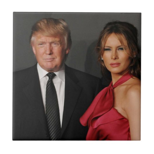 PRESIDENT DONALD TRUMP & MELANIA TEGELTJE (Voorkant)