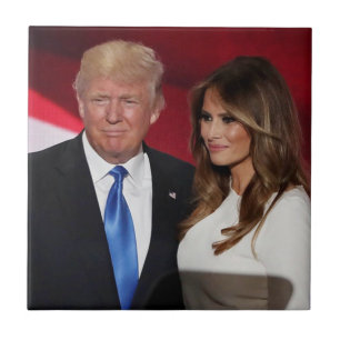 PRESIDENT DONALD TRUMP & MELANIA TEGELTJE