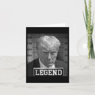 President Donald Trump Mugshot 2024 Niet schuldig Kaart