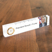 president Donald Trump Naambordje (Zijkant)