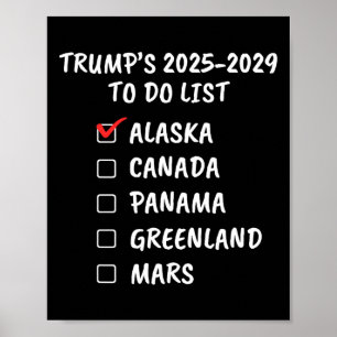 President Donald Trump Politieke Fictie Humor Jok Poster