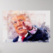 President Donald Trump Poster (Voorkant)