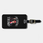 President Donald Trump Red Pet duikt op Bagagelabel (Voorkant horizontaal)