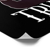 President Donald Trump Red Pet duikt op Poster (Hoek)