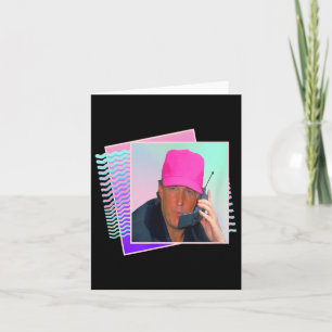 President Donald Trump Retro 80s 90s Grafisch Kaart