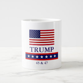 PRESIDENT DONALD TRUMP REUZEN KOFFIEBEEKER GROTE KOFFIEKOP