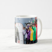 President Donald Trump Salutes Sailors Koffiemok (Voorkant rechts)