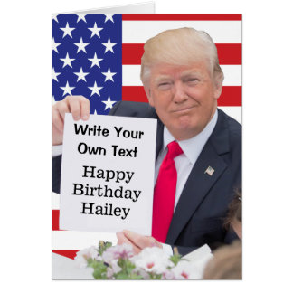 President Donald Trump - Schrijf je eigen tekst