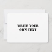 President Donald Trump - Schrijf je eigen tekst (Achterkant)