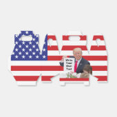 President Donald Trump - Schrijf je eigen tekst Bedankdoosjes (Uitgevouwen)