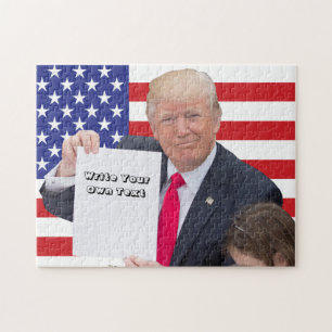 President Donald Trump - Schrijf je eigen tekst Legpuzzel