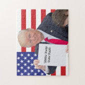 President Donald Trump - Schrijf je eigen tekst Legpuzzel (Verticaal)