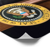 President Donald Trump - Schrijf je eigen tekst Poster (Hoek)