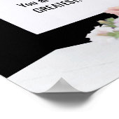 President Donald Trump - Schrijf je eigen tekst Poster (Hoek)