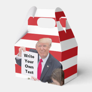 President Donald Trump - schrijf Uw Eigen Tekst Bedankdoosjes