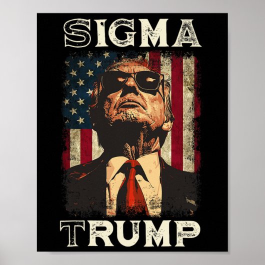 President Donald Trump - Sigma Trump Poster (Voorkant)