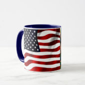 President Donald Trump Signing Papers Coffee Mok (Voorkant links)