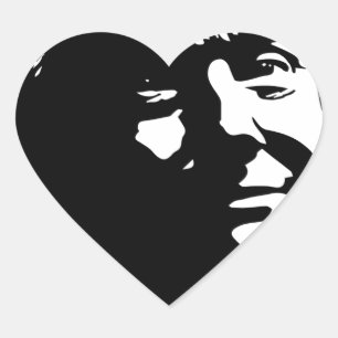 President Donald Trump silhouet afbeelding twitter Hart Sticker