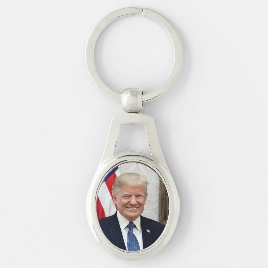 President Donald Trump Sleutelhanger (Voorkant)