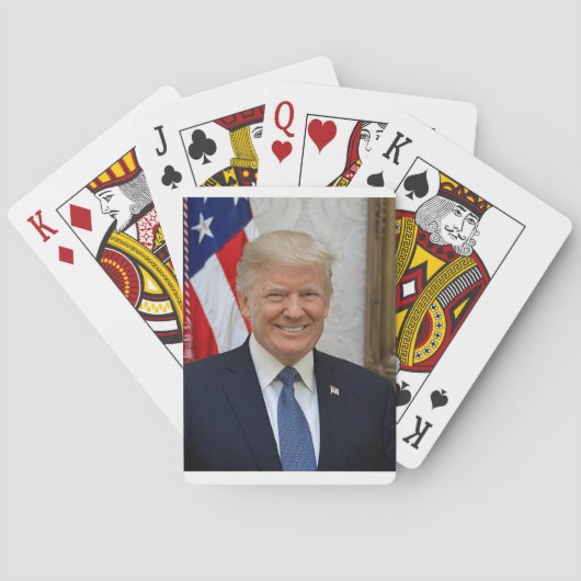 President Donald Trump-speelkaartdeck Pokerkaarten (Achterkant)