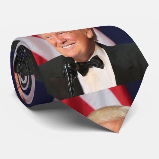 President Donald Trump Stropdas (Opgerold)