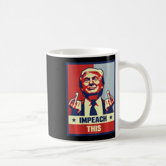 President Donald Trump supporter geschenken aankla Koffiemok (Rechts)