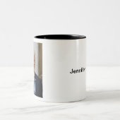 president Donald Trump Tweekleurige Koffiemok (Center)