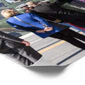 President Donald Trump verlaat Marine One Poster (Hoek)