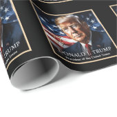 President Donald Trump Victory Keepsake Cadeaupapier (Rol Hoek)