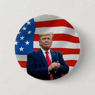 President Donald Trump Vlag Verkiezing Button