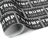 President Donald Trump voor altijd kerstfeest Cadeaupapier (Rol Hoek)