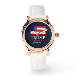 PRESIDENT DONALD TRUMP VROUWENHORLOGE HORLOGE