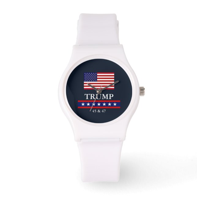 PRESIDENT DONALD TRUMP VROUWENHORLOGE HORLOGE (Voorkant)