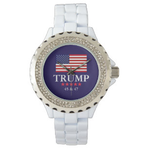 PRESIDENT DONALD TRUMP VROUWENHORLOGE HORLOGE