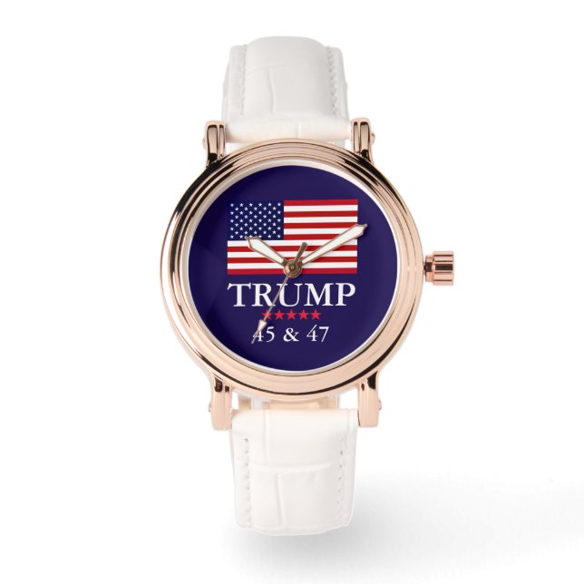 PRESIDENT DONALD TRUMP WATCH HORLOGE (Voorkant)