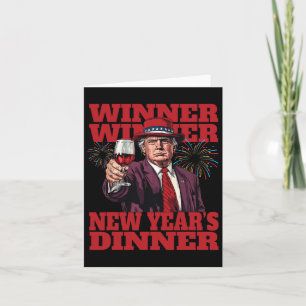 President Donald Trump Winnaar Winnaar Nieuwjaar D Kaart
