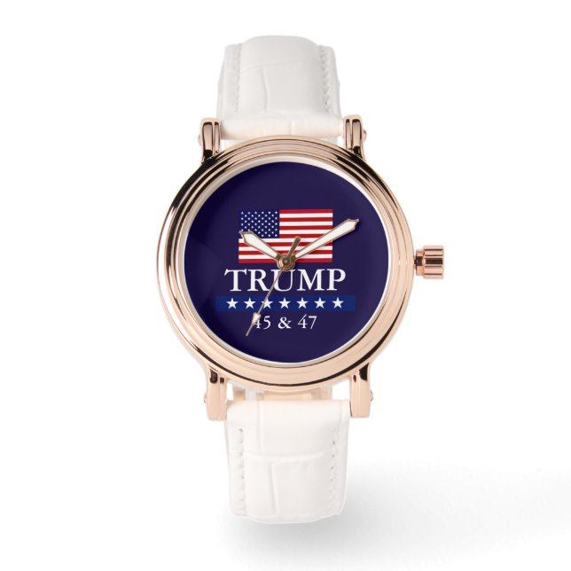 PRESIDENT DONALD TRUMP WOMEN'S WATCH HORLOGE (Voorkant)