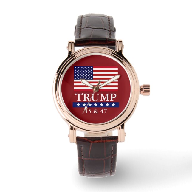 PRESIDENT DONALD TRUMP WOMEN'S WATCH HORLOGE (Voorkant)